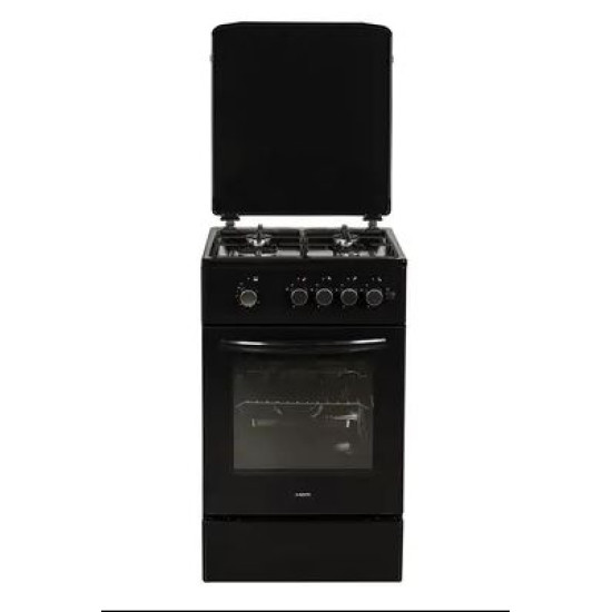 MPM MPM-56-KGF-21B gáztűzhely, 54L, 50x60x85 cm, fekete szín 