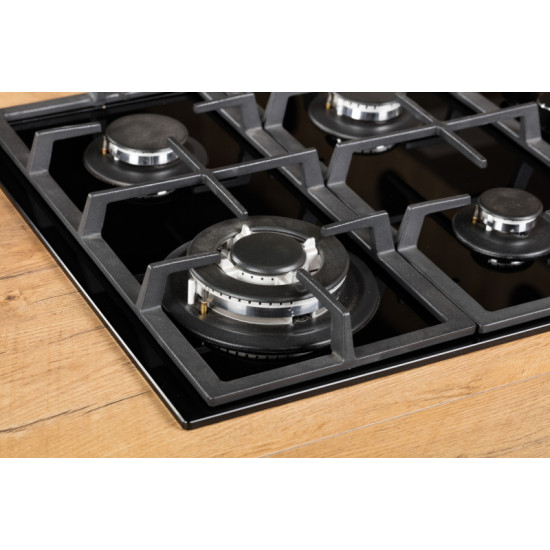 MPM MPM-60-GMH-17 beépíthető gáz főzőlap, wok főzőzóna, 58.4x51 cm 