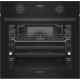 MPM MPM-63-BO-30 beépíthető sütő, 76L, 59.5x56.5x59.5 cm, fekete szín