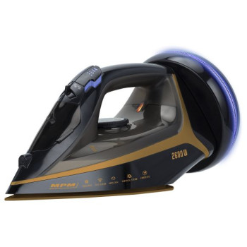 MPM MPM-MZE-26 vezeték nélküli gőzölős vasaló, 2600W, fekete szín