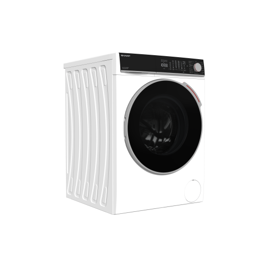 Sharp ES-NFL214CWDA-EE elöltöltős mosógép, 12 kg, inverter motor, gőz, 59.7x63.2x84.5 cm 