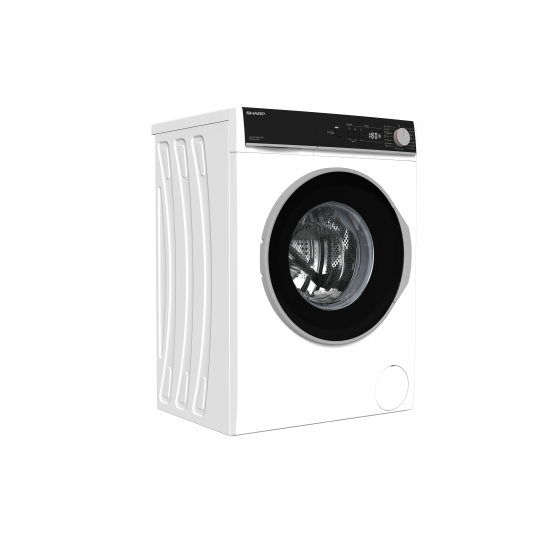 Sharp ES-NFA714BW1NNA-EE elöltöltős mosógép, 7 kg, inverter motor, 59.7x49.7x84.5 cm 