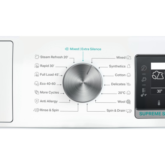 Whirlpool W6 W045WB EE elöltöltős mosógép, 10 kg, gőz, 59.5x64.3x84.5 cm 