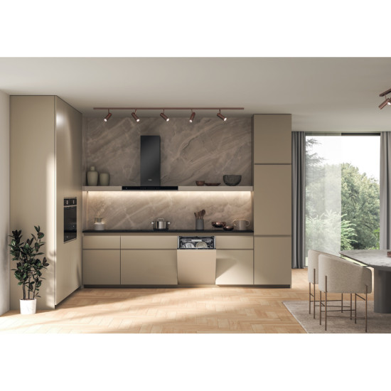 Whirlpool W7I HT58 T teljesen beépíthető mosogatógép, 3 kosár, automatikus ajtónyitás, 15 teríték, 59.8x55.5x82 cm