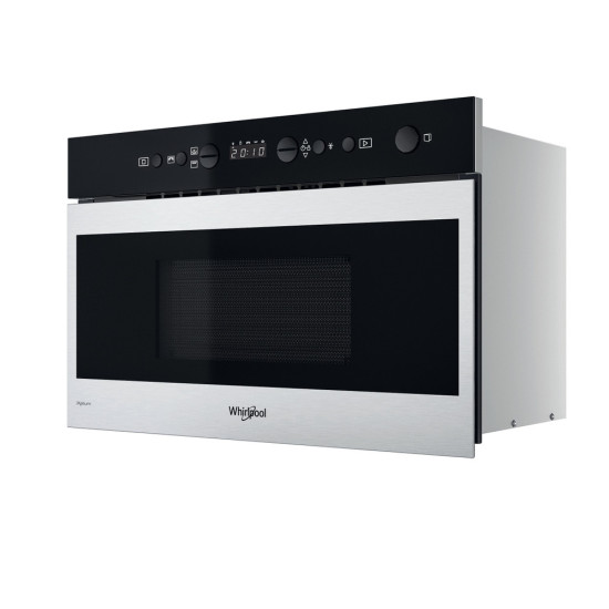 Whirlpool W9 MN840 IXL beépíthető mikrohullámú sütő, 750W, 22L, 59.5x32x38.2 cm, inox szín