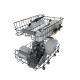Whirlpool WH2IC10BS7LA0 teljesen beépíthető mosogatógép, automatikus ajtónyitás, 10 teríték, 44.8x55.5x82 cm