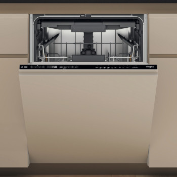 Whirlpool WH7IPC15BM60 teljesen beépíthető mosogatógép, 3 kosár, automatikus ajtónyitás, 15 teríték, 59.8x55.5x82 cm