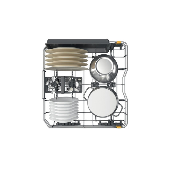 Whirlpool WH8IA15AM3TUS0 teljesen beépíthető mosogatógép, 3 kosár, automatikus ajtónyitás, 15 teríték, 59.8x55.5x82 cm