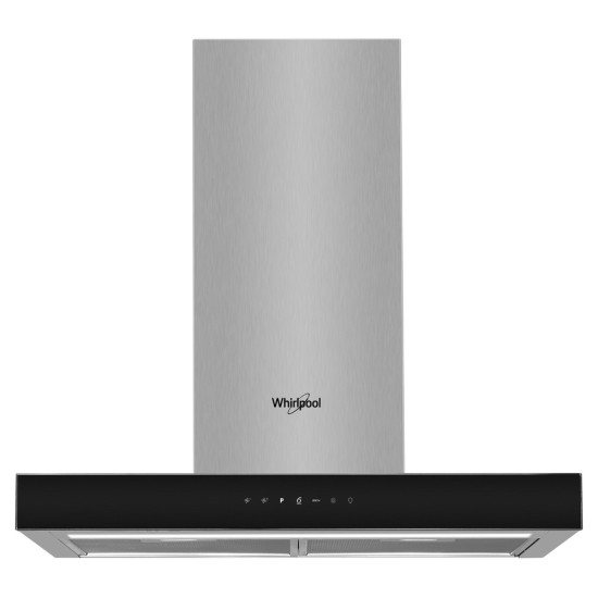 Whirlpool WHBS 62F LT K/1 sziget elszívó, 59.8x45.5x114 cm, fekete szín 