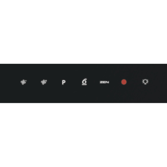 Whirlpool WHBS 62F LT K/1 sziget elszívó, 59.8x45.5x114 cm, fekete szín 