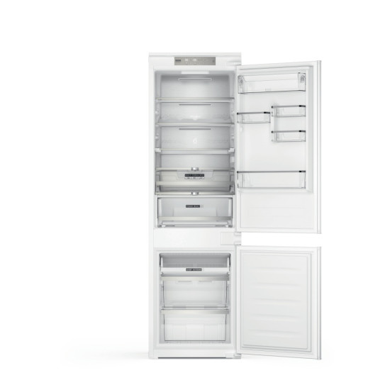 Whirlpool WHC18 T573 Total No Frost beépíthető alulfagyasztós kombinált hűtőszekrény, 182/68L, Zen Inverter Kompresszor, 54x54.5x177 cm