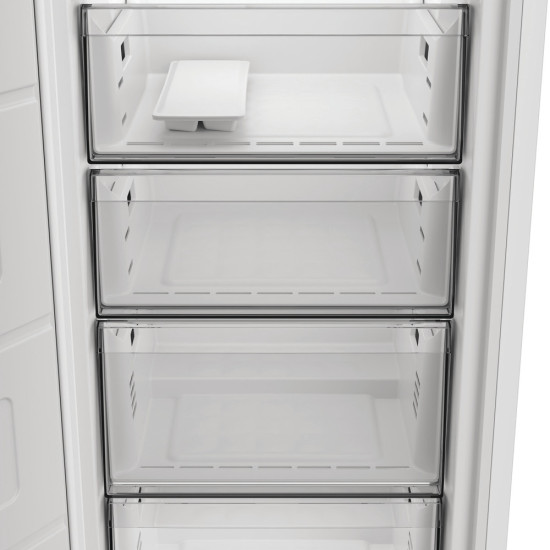 Whirlpool WHMFF 6312 XP4 fagyasztószekrény, 286L, 59.7x70.9x186.5 cm, ezüst szín 