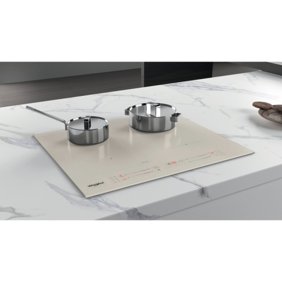 Whirlpool WL S2760 BF/S beépíthető indukciós kerámialap, 59x51x5.4 cm, fehér szín 