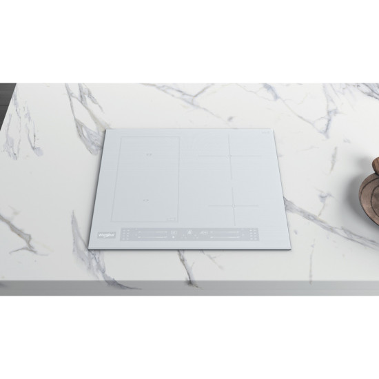 Whirlpool WL S5360 BF/W beépíthető indukciós kerámialap, 59x51x5.4 cm, fehér szín 