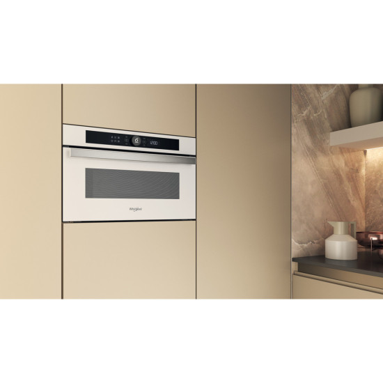 Whirlpool WMD44MW beépíthető mikrohullámú sütő, 1000W, 31L, 59.5x46.8x38.5 cm, fehér szín 