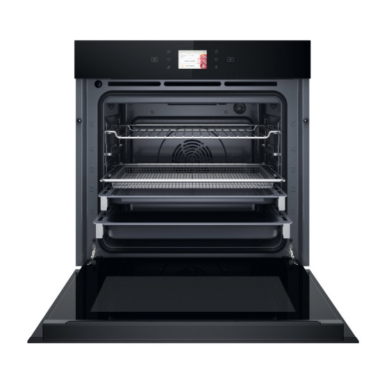 Whirlpool WOI118HT2SBA beépíthető sütő, 73L, 6. Érzék technológia előre beállított receptek, 59.5x56.4x59.7 cm, fekete szín
