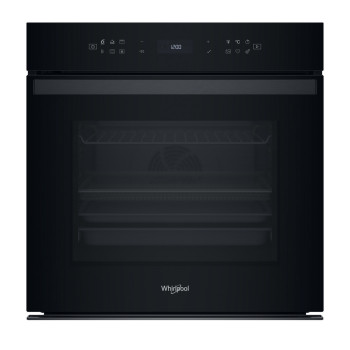 Whirlpool WOI68PT1SBA beépíthető sütő, 73L, pirolitikus és hidrolitikus tisztítás, 6. Érzék technológia előre beállított receptek, 59.5x56.4x5.7 cm, fekete szín 