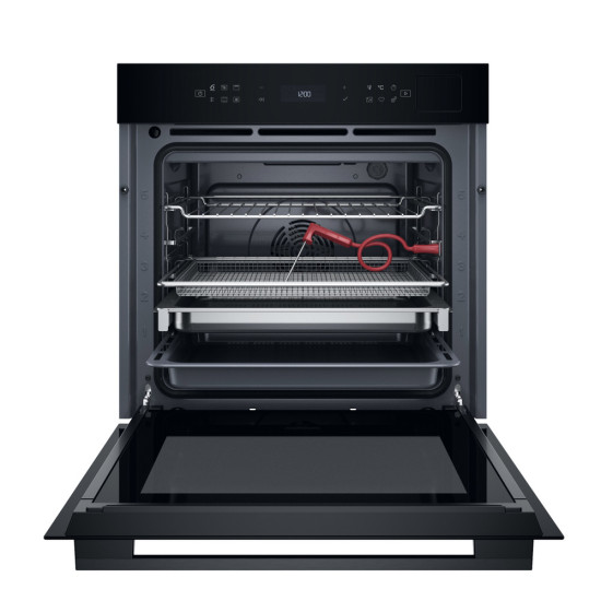 Whirlpool WOI7P8FHT1SBA beépíthető sütő, 73L, 6. Érzék technológia előre beállított receptek, 59.5x56.4x59.7 cm, fekete szín 