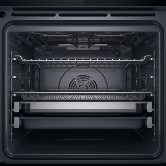 Whirlpool WOI9P8HT2SBA beépíthető sütő, 73L, 6. Érzék technológia előre beállított receptek, 59.5x56.4x59.7 cm, fekete szín 