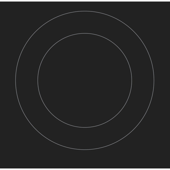 Whirlpool WRD 6030 B beépíthető dominó 2 főzőzónás kerámialap, 30x52x4.7 cm, fekete szín