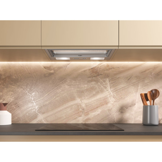 Whirlpool WSK64FLSX kürtőbe építhető konyhai elszívó, 28x56.4x23.7 cm, inox szín 