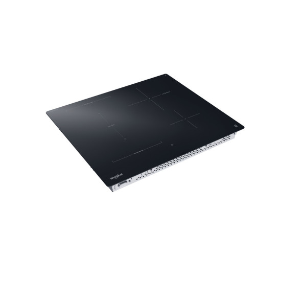 Whirlpool WTX6014DCF beépíthető indukciós kerámialap, 59x51x5.4 cm, fekete szín
