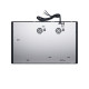 Whirlpool WTX8015DCF beépíthető indukciós kerámialap, 80x51x5.4 cm, fekete szín 