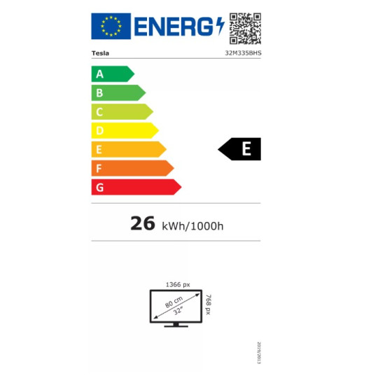 Tesla 32M335BHS 32" 81cm HD Ready SMART LED TV 