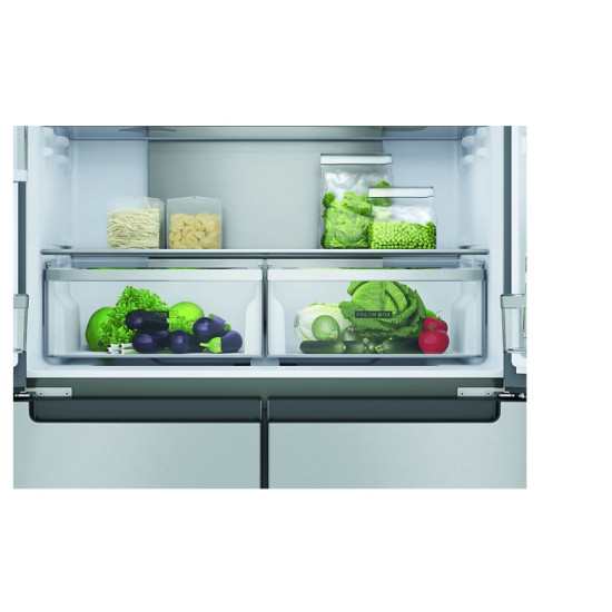 Whirlpool WQ9 U2L EF No Frost side by side hűtőszekrény,187.4 cm magas,inox 