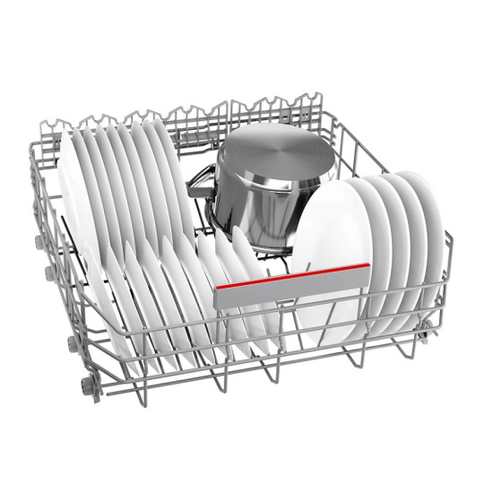 Bosch SMI6YCS02E kezelőpaneles beépíthető mosogatógép Serie 6, 60 cm, Szálcsiszolt acél