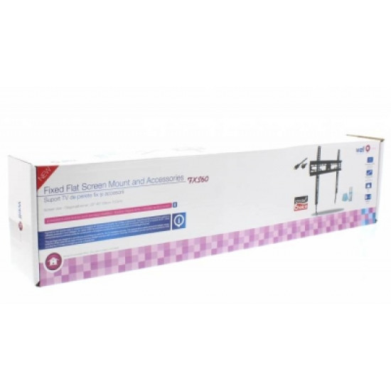 Well FXS60 falitartó 23-60" TVS-LCD-FXS60P-WL HDMI kábel, tisztító spray, kendő