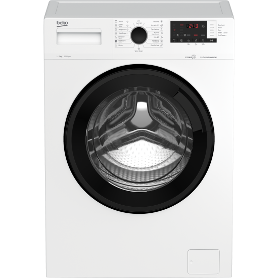 Beko WUE7612XBWS keskeny elöltőltős mosógép 7kg,gőzfunkció,inverteres motor, 60x49x84.5 cm 