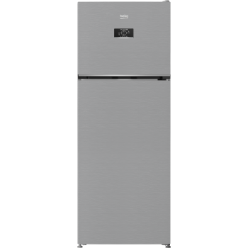 Beko B3RDNE504HXB No Frost felülfagyasztós kombinált hűtőszekrény,186.5cm, acélszürke szín 