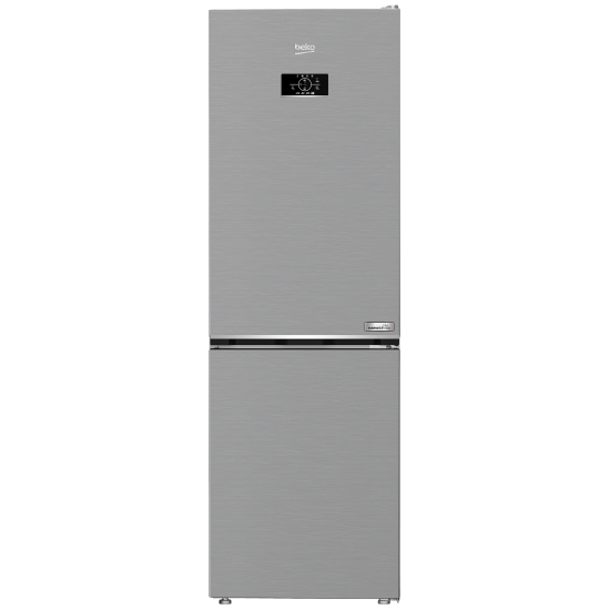 Beko B5RCNA365HXB No Frost alulfagyasztós kombinált hűtőszekrény,acélszürke,inverteres kompresszor,186.5cm