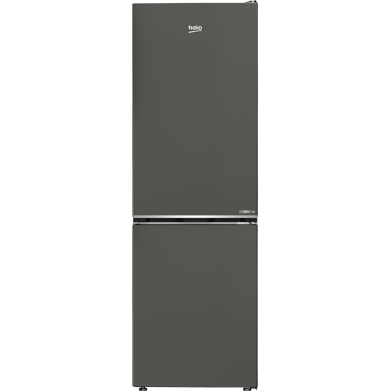 Beko B5RCNA365HG No Frost alulfagyasztós kombinált hűtőszekrény,inverteres kompresszor,186.5cm,Manhattan szürke 