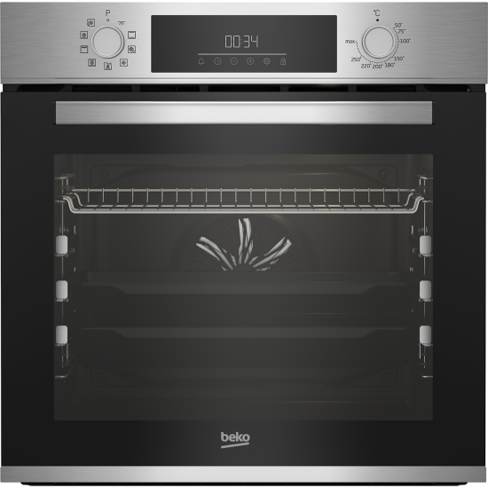 Beko BBIM12302XE beépíthető sütő,72L,inox,gőztisztitás