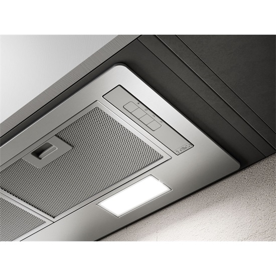 Elica PRF0142723 ERA C IX/A/52 felső szekrénybe építhető konyhai elszívó,inox,60cm,2x3W LED világítás 