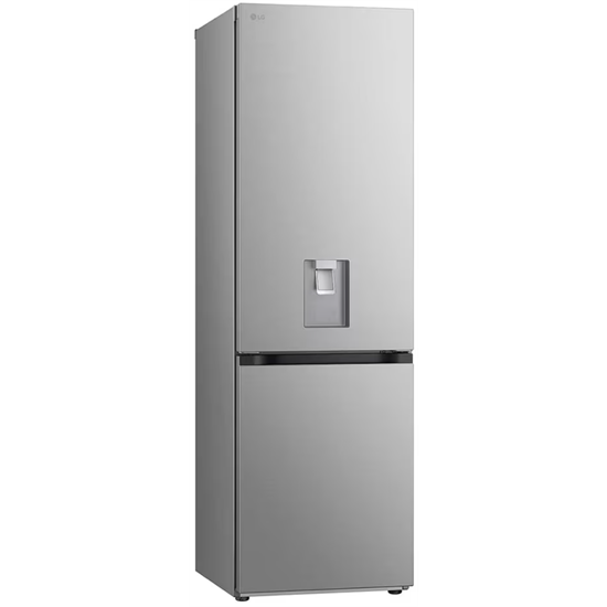 LG GBF3102DPY No Frost alulfagyasztós kombinált hűtő, DoorCooling+™ Inverter Kompresszor,vízadagoló,hamvas matt ezüst, 186x59,5X68,2cm