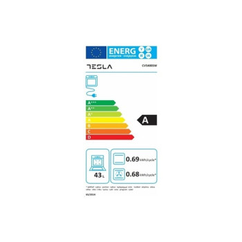 Tesla CV5400SW kerámialapos elektromos tűzhely 50x55x83 cm 