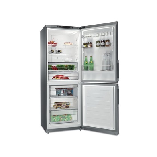 Whirlpool WB70I 953 X Total No Frost alulfagyasztós kombinált hűtőszekrény,optic inox,195.5cm magas