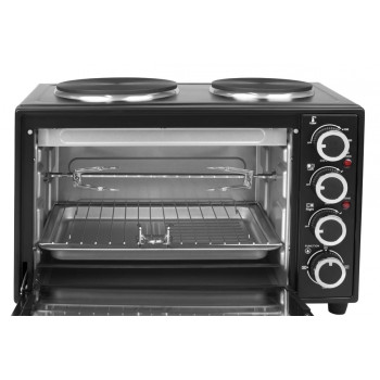 Orava ELEKTRAX28 28l mini sütő 2db főzőlappal