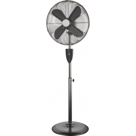 MPM-MWP-13M 45 cm fémházas álló ventillátor,fémpropellerrel,50W,távvezérlő,fekete