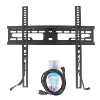 Well FXS60 falitartó 23-60" TVS-LCD-FXS60P-WL HDMI kábel, tisztító spray, kendő