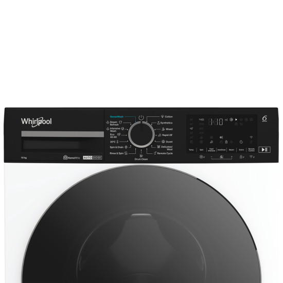 Whirlpool WPM 07W ADS EE elöltöltős mosógép, 10 kg, inverter motor, 60x58x84.5 cm