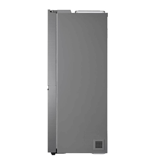 LG GSLV51PZXE Total No Frost side by side hűtőszekrény,Lineáris Inverter Kompresszor,179x91.3x73.5cm,hamvas ezüst