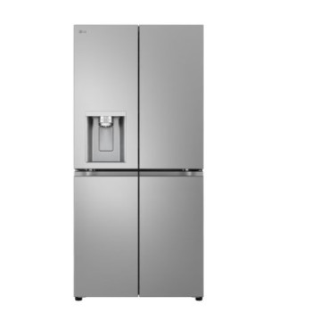 LG GML861PYPE side by side hűtőszekrény francia ajtós kialakítással,Lineáris Inverter Kompresszor, 286/220L, WIFI, hamvas matt ezüst szín, 83.5x73x178.7 cm 