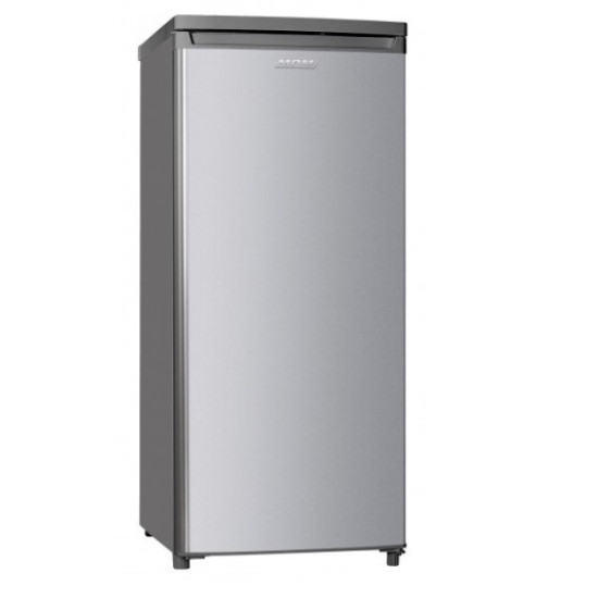 MPM MPM-200-CJ19 E inox egyajtós hűtőszekrény fagyasztóval 55x122x57cm MPM200CJ19E