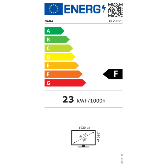 Gaba GLV-2801 SMART FULL HD LED TV,28",69cm