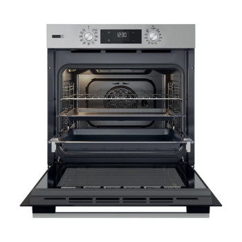 Whirlpool OMSK58HU1SX beépíthető hidrolitikus sütő, Cook 3 funkció, 71L, 59.5x55.1x59.5 cm, inox szín