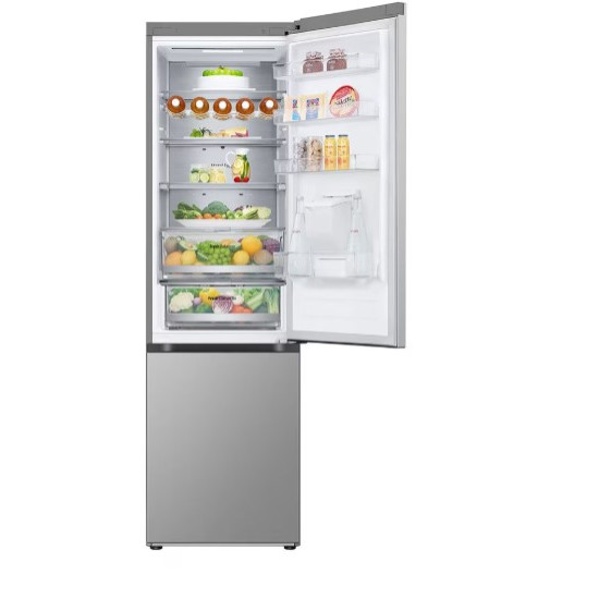 LG GBF7272DPY alulfagyasztós kombinált hűtőszekrény, 276/110L, Smart Inverter Kompresszor, WIFI, 59.5x68.2x203 cm, hamvas matt ezüst szín 